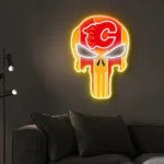 Calgary Flames Neon Sign The Punisher 1