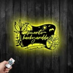 Cannabis Lifestyle Metal Sign Tropical Summer 1