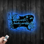 Cannabis Lifestyle Metal Sign Tropical Summer 1