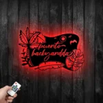 Cannabis Lifestyle Metal Sign Tropical Summer 1