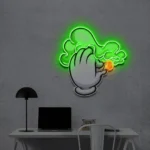 Cannabis Lifestyle Neon Sign Blaze It 1