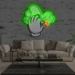 Cannabis Lifestyle Neon Sign Blaze It 1