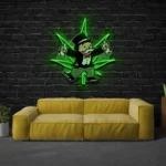 Cannabis Lifestyle Neon Sign Bongopoly 1