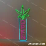 Cannabis Lifestyle Neon Sign Indoor Cannabis Open 1