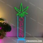 Cannabis Lifestyle Neon Sign Indoor Cannabis Open 1