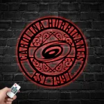 Carolina Hurricanes Metal Sign Custom Nhl 1