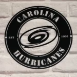 Carolina Hurricanes Metal Sign Logo 1