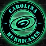 Carolina Hurricanes Metal Sign Logo 1