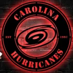 Carolina Hurricanes Metal Sign Logo 1