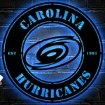 Carolina Hurricanes Metal Sign Logo 1