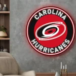 Carolina Hurricanes Neon Sign Nhl 1