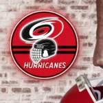 Carolina Hurricanes Neon Sign Nhl Helmet Acrylic 1