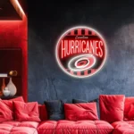 Carolina Hurricanes Neon Sign Retro Acrylic 1