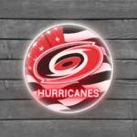 Carolina Hurricanes Neon Sign Us Flag Acrylic 1