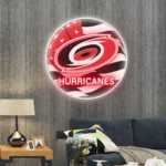 Carolina Hurricanes Neon Sign Us Flag Acrylic 1