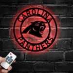 Carolina Panthers Metal Sign Nfl 1