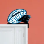 Carolina Panthers Metal Sign Panther Game Day 1