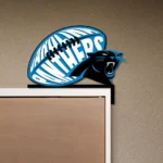 Carolina Panthers Metal Sign Panther Game Day 1