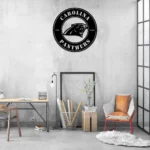 Carolina Panthers Metal Sign Panther Head Mark 1