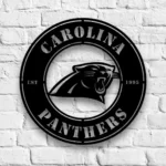 Carolina Panthers Metal Sign Panther Head Mark 1