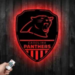 Carolina Panthers Metal Sign Shield Shape 1