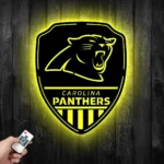 Carolina Panthers Metal Sign Shield Shape 1