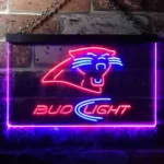 Carolina Panthers Neon Sign Bud Light 1