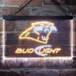 Carolina Panthers Neon Sign Bud Light 1