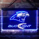 Carolina Panthers Neon Sign Bud Light 1