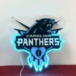 Carolina Panthers Neon Sign Carolina Cat Logo 1