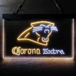 Carolina Panthers Neon Sign Corona Extra 1