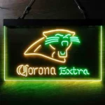 Carolina Panthers Neon Sign Corona Extra 1