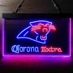 Carolina Panthers Neon Sign Corona Extra 1