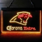 Carolina Panthers Neon Sign Corona Extra 1