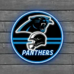 Carolina Panthers Neon Sign Nfl Helmet Acrylic 1