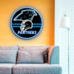 Carolina Panthers Neon Sign Nfl Helmet Acrylic 1