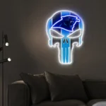 Carolina Panthers Neon Sign The Punisher 1