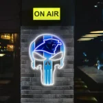 Carolina Panthers Neon Sign The Punisher 1