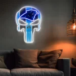 Carolina Panthers Neon Sign The Punisher 1