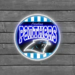 Carolina Panthers Neon Sign Vintage Acrylic 1