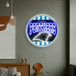 Carolina Panthers Neon Sign Vintage Acrylic 1