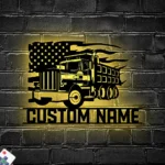 Cars Automotive Metal Sign Custom American Pump Truck Driver 1
