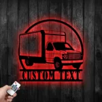 Cars Automotive Metal Sign Custom Box Truck 1