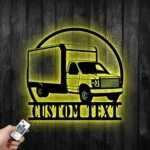 Cars Automotive Metal Sign Custom Box Truck 1