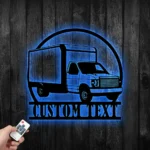 Cars Automotive Metal Sign Custom Box Truck 1