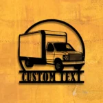 Cars Automotive Metal Sign Custom Box Truck 1