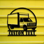 Cars Automotive Metal Sign Custom Box Truck 1