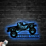 Cars Automotive Metal Sign Custom Monster Truck Driver 1