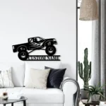 Cars Automotive Metal Sign Custom Monster Truck Driver 1