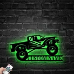 Cars Automotive Metal Sign Custom Monster Truck Driver 1